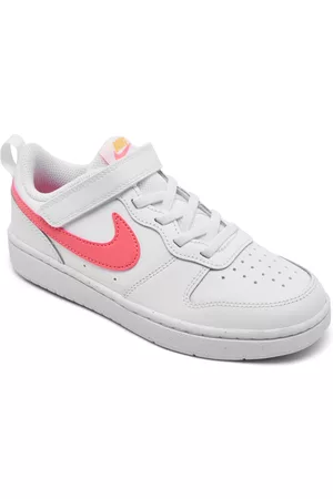 Leased Girls Casual Sneakers - Nike Little Girls Court Borough Low 2 Stay-Put Closure Casual Sneakers from Finish Line