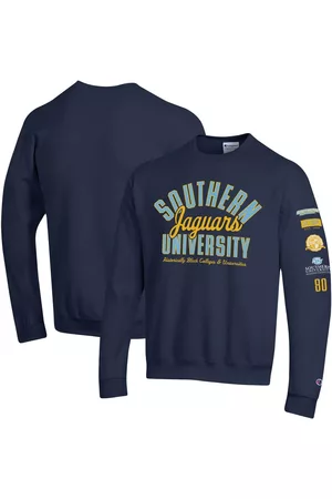 Champion Men Sports Hoodies - Men's Southern University Jaguars 2-Hit Powerblend Pullover Sweatshirt