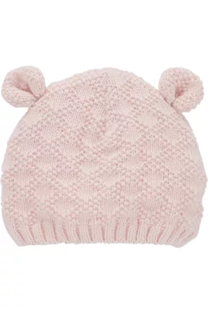 Carters Girls Accessories - Baby Girls Knit Hat with Bear Ears