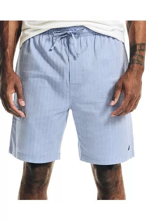 Nautica Men Bathrobes - Men's Sleepwear, Herringbone Short