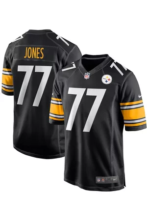 Nike Men Sports Tops - Men's Broderick Jones Pittsburgh Steelers 2023 Nfl Draft First Round Pick Game Jersey