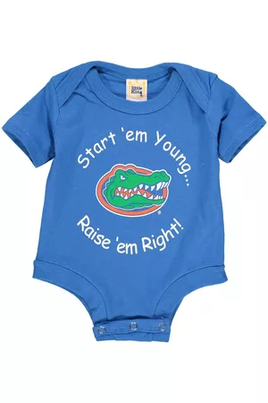 Little King Apparel Girls Swimsuits - Newborn and Infant Boys and Girls Florida Gators Start 'Em Young Bodysuit