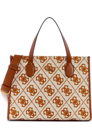 GUESS Silvana Monogram Double Compartment Mini Tote