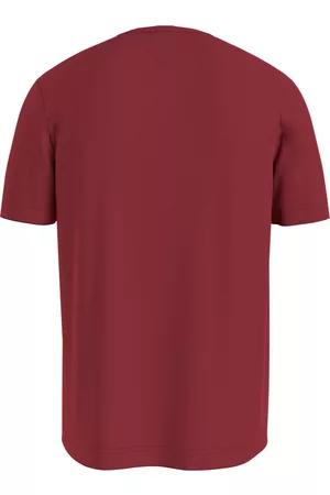 Tommy Hilfiger Men Short Sleeved T-Shirts - Men's Monotype Vertical Logo Short Sleeve T-Shirt