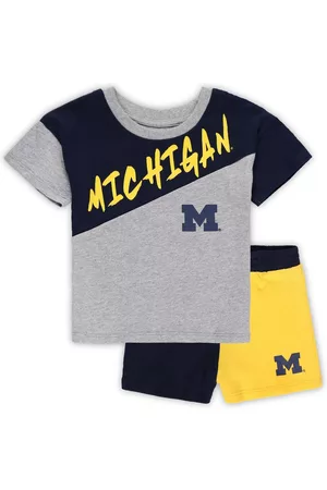 Outerstuff Toddler Boys and Girls Michigan Wolverines Super Star T-shirt and Shorts Set