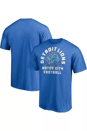 Men's Fanatics Branded Blue Detroit Lions #1 Dad T-Shirt 