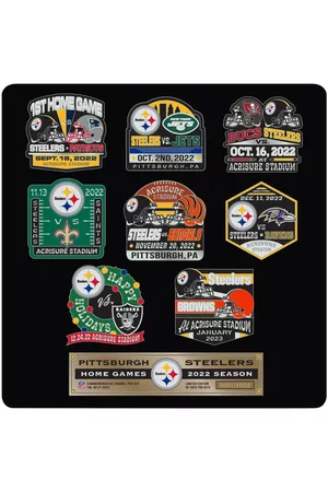 Mojo Pittsburgh Steelers 9-Pack Collector Pin Set