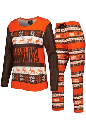 Pittsburgh Steelers FOCO Women's Holiday Ugly Pajama Set - Black