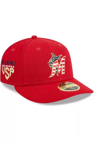 Men's Detroit Tigers New Era Red 2023 Fourth of July 59FIFTY Fitted Hat