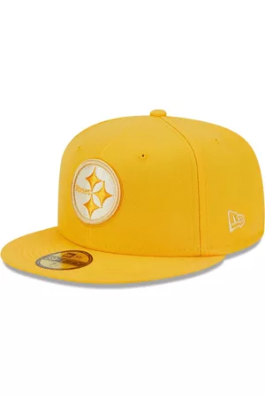 New Era Men's New Era Gold/Black Pittsburgh Steelers Flipside 59FIFTY  Fitted Hat