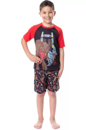 Jurassic Park Boys Jurassic World Blue T-Rex Park Logo Sleep Pajama Set