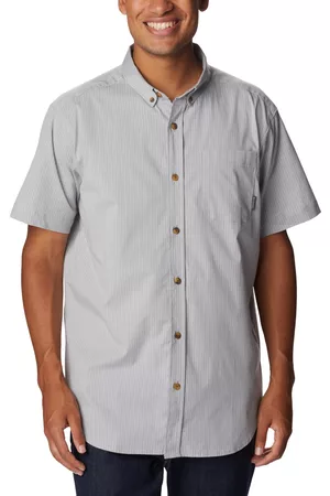 Men's Columbia Navy Dallas Cowboys Tamiami Omni-Shade Button-Down Shirt