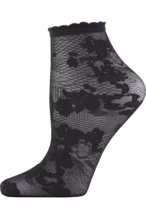 Natori Scarlet Lace Sheer Shortie Socks, Online Only