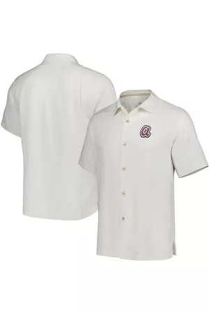 Atlanta Braves Tommy Bahama Beach-Cation Camp Button-Up Shirt