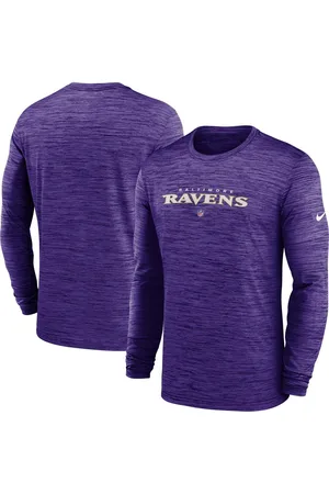 Men's Fanatics Branded Purple Baltimore Ravens Jersey Tackle V-Neck T-Shirt