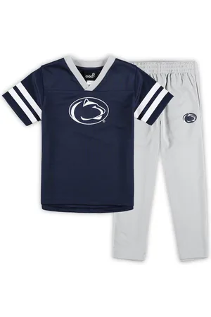 Outerstuff Little Boys and Girls Navy, Gray Penn State Nittany Lions Red Zone Jersey and Pants Set - Navy, Gray