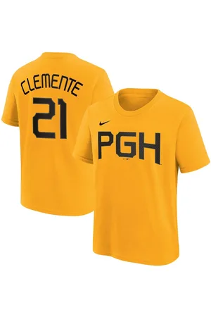 OuterStuff Roberto Clemente Pittsburgh Pirates Black Youth