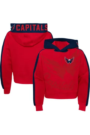 Outerstuff Big Girls Washington Capitals Record Setter Pullover Hoodie