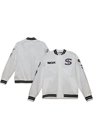 Mitchell & Ness New York Yankees MLB Heavyweight Satin Jacket in Navy, Men's at Urban Outfitters