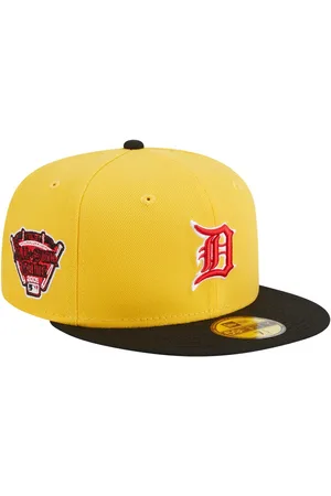 Detroit Tigers WEAVE-N-CORD Fitted Hat - black-tan