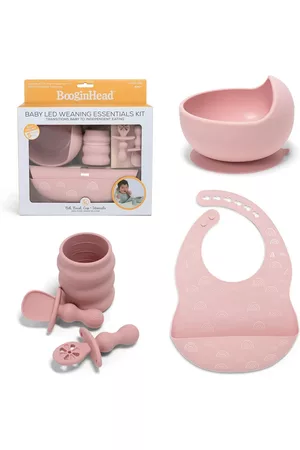 Booginhead Baby 5 Piece Baby Led Weaning Silicone Tableware Feeding Set,