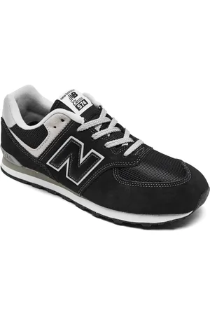 New Balance Big Kids 574 Casual Sneakers from Finish Line - Black, White