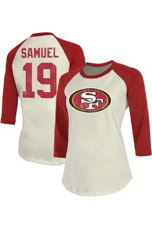 Men's Fanatics Branded Deebo Samuel Scarlet San Francisco 49ers Player Icon Name & Number T-Shirt Size: Medium