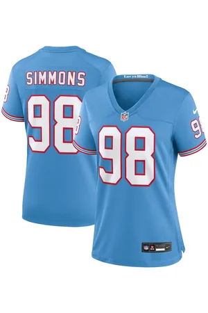 Tennessee Titans Nike Oilers Throwback Alternate Game Jersey - Light Blue -  Jeffery Simmons - Womens