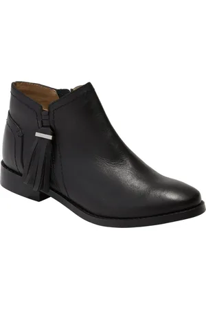 Jack Rogers Little Girls Claire Leather Tassel Detail Booties