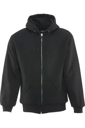 RefrigiWear Big & Tall Insulated Full Zip Sweatshirt - Pre-Shrunk, Large Pockets
