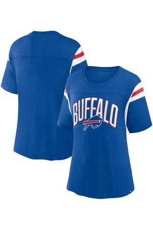 Women's Wear by Erin Andrews Royal Buffalo Bills Cinched Colorblock T-Shirt Size: Extra Small