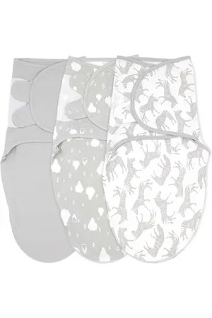 Bublo Baby Baby Girls Baby Swaddle Sleep Sacks with Zipper, 3 Pack Newborn Swaddle