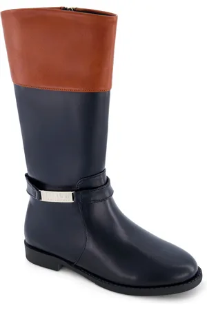 Kenneth Cole Big Girls Kelly Ankle Strap Rider Boots