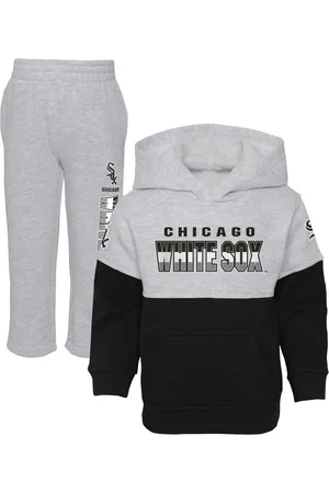 Outerstuff Toddler Boys and Girls Black, Heather Gray Chicago White Sox Two-Piece Playmaker Set - Black, Heather Gray