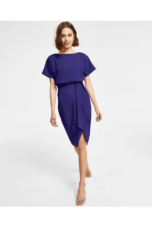 Kensie Blouson Wrap Dress