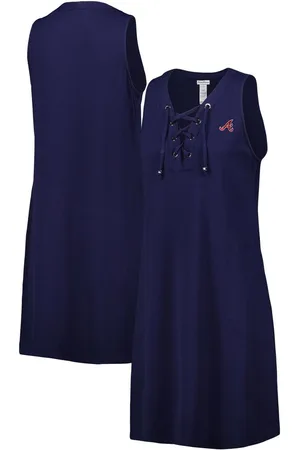 Women's Houston Astros G-III 4Her by Carl Banks Navy Game Over Maxi Dress