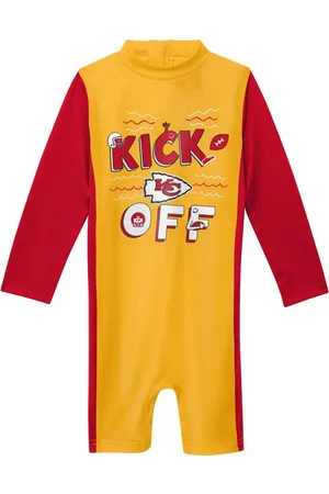 Outerstuff Toddler Boys and Girls Kansas City Chiefs Wave Runner Long Sleeve Wetsuit