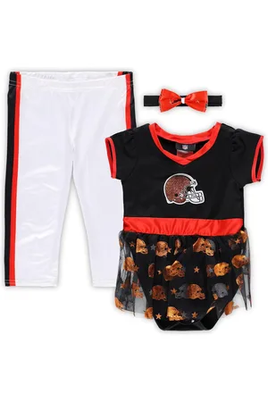 Jerry Leigh Infant Brown/White Cleveland Browns Tailgate Tutu Game Day Costume Set Black