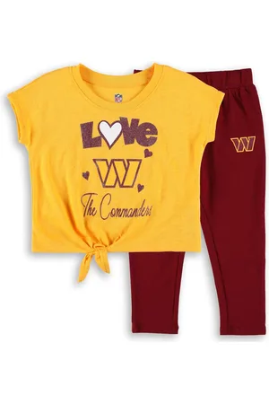 Outerstuff Toddler Girls Gold, Burgundy Washington Commanders Forever Love T-shirt and Leggings Set - Gold, Burgundy