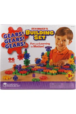 LEARNING RESOURCES Gears! Gears! Gears! - Beginner Building Set- 96 Piece