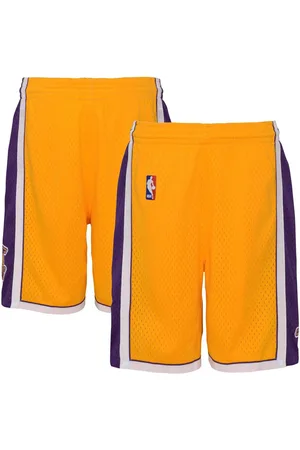 Mitchell & Ness Big Boys Los Angeles Lakers Hardwood Classics Swingman Shorts