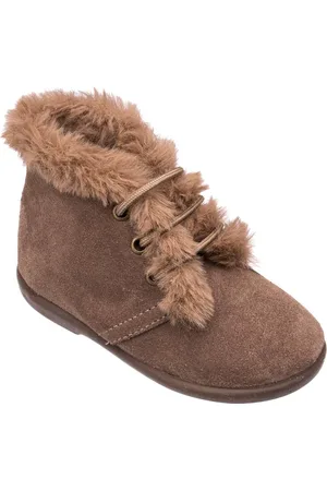 Elephantito Toddler, Child Girls Teddy Bootie with Laces