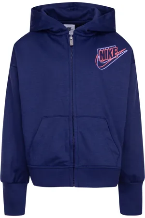 Nike Big Boys and Girls Navy Boston Red Sox Rewind Lefty Pullover
