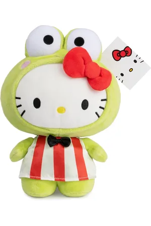 Hello Kitty Keroppi Plush Toy, Premium Stuffed Animal, Green, 9.5"