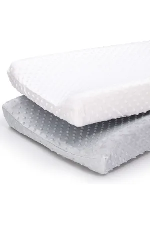 The Peanutshell 2 Pack Minky Dot Solid Changing Pad Covers