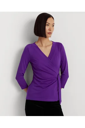 White Wrap Blouse - Lady in VioletLady in Violet