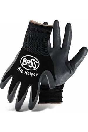 HUGO BOSS Big Helper Kids Gloves with Nitrile Palm,