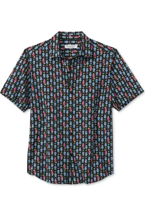 Tommy Bahama Men's Gray New York Giants Coconut Point Frondly Fan Camp  IslandZone Button-Up Shirt - Macy's