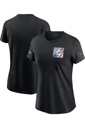 Nike Fashion (NFL Miami Dolphins) Women's High-Hip T-Shirt.