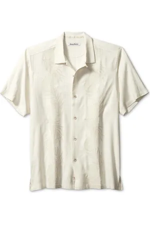 Men's San Francisco Giants Tommy Bahama White Baja Mar Short Sleeve  Button-Up Shirt